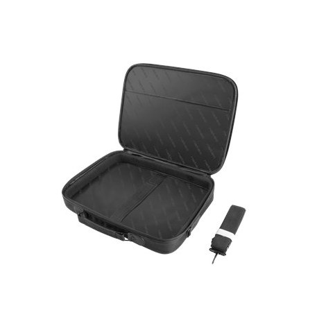 Natec | Fits up to size 15.6 "" | Laptop Bag | Impala | Toploading laptop case | Black | Shoulder strap - 2